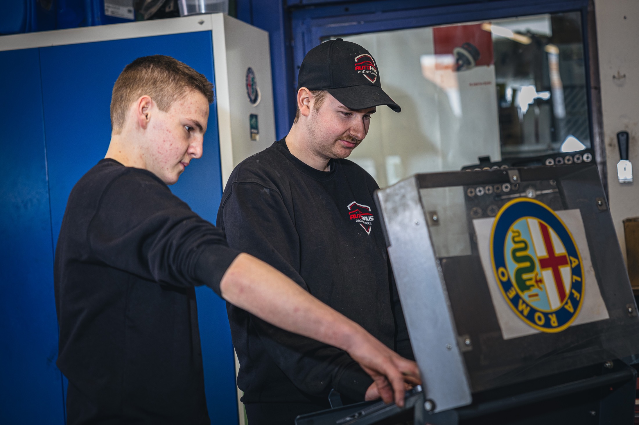 Technische Prüfung als Teil der Ankaufsbewertung im Autohaus Bründlinger