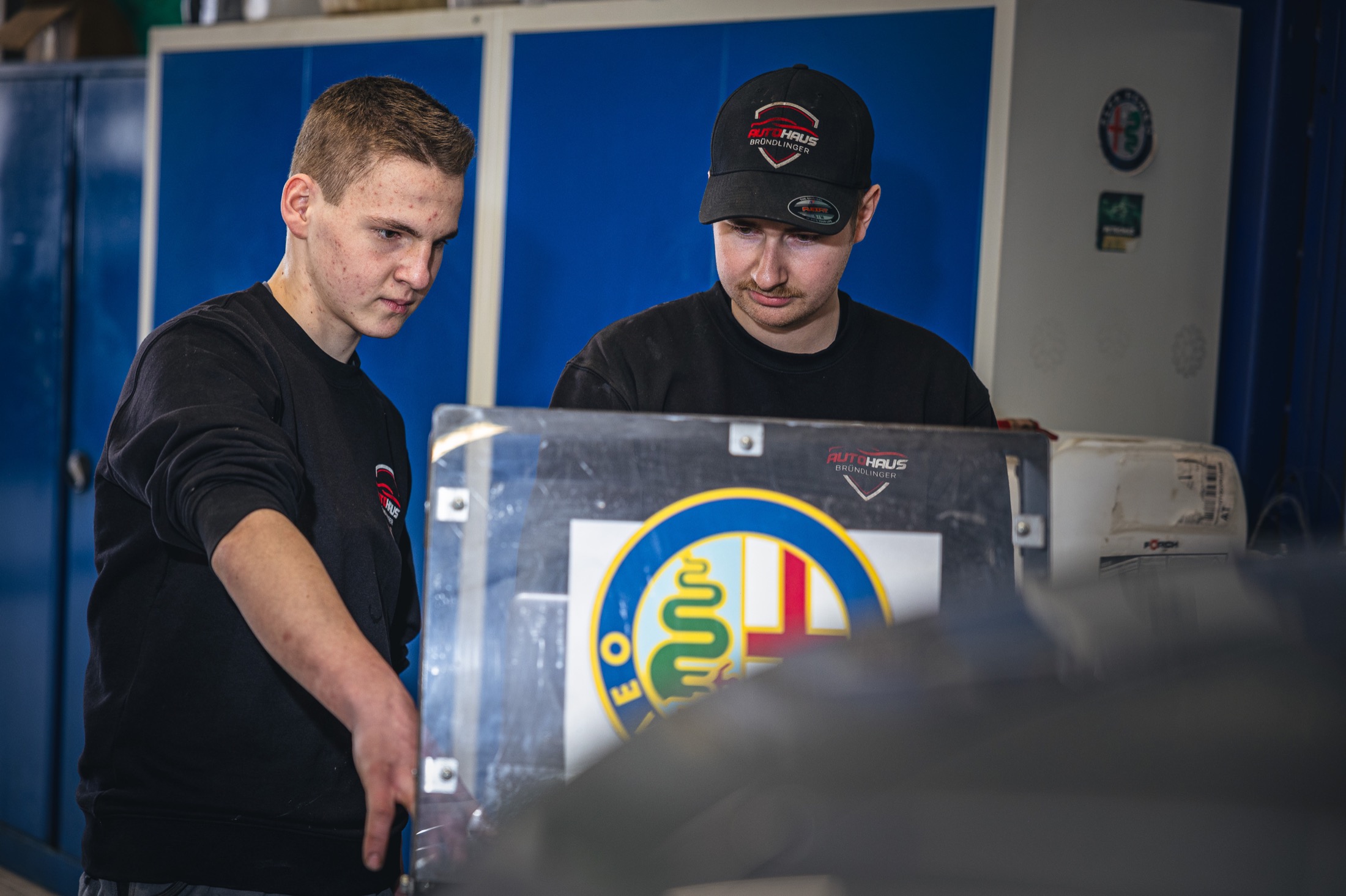 Werkstattkontrolle als Teil der Ankaufsbewertung im Autohaus Bründlinger