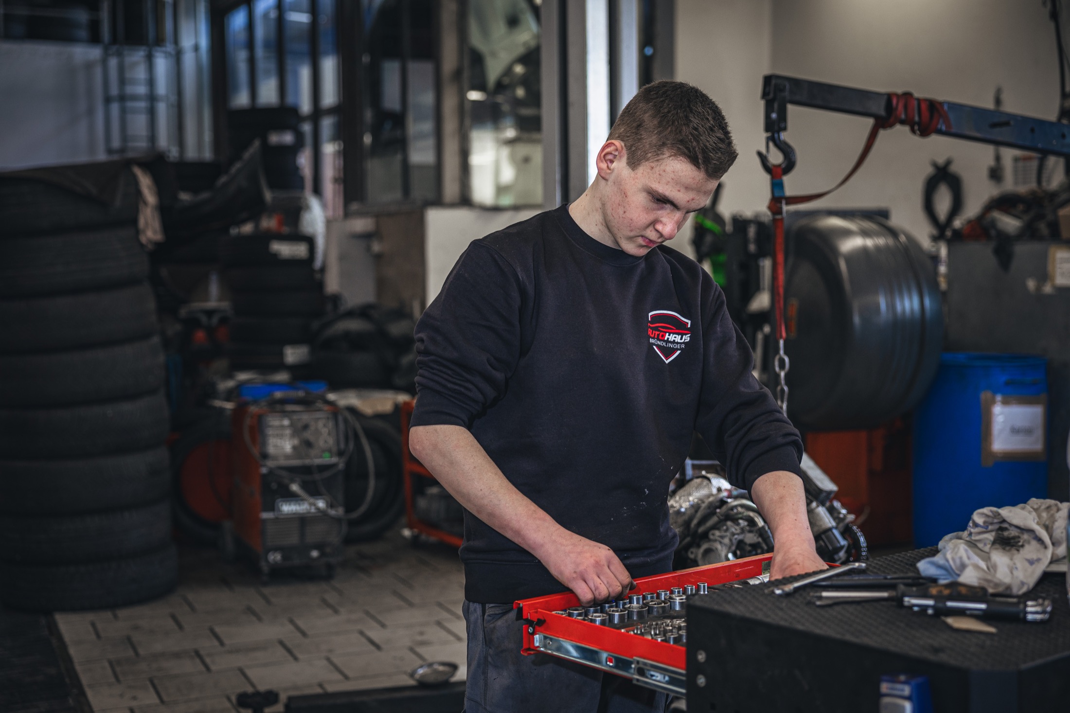 Werkzeug- und Komponenten-Setup für präzise Arbeiten an Einzelteilen